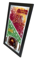 Minnesota Golden Gophers Football Mirror by Holland Bar Stool Company Home Sports Decor For Him Side View
