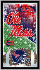 Ole Miss Rebels Football Mirror by Holland Bar Stool Company Home Sports Decor for Him