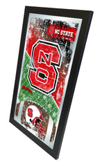 NC State Wolfpack Football Mirror by Holland Bar Stool Company Home Sports Decor for him Side View