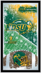 North Dakota State University Bison Football Mirror by Holland Bar Stool Company Home Sports Decor for him