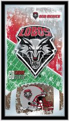 University of New Mexico Lobos Football Mirror by Holland Bar Stool Company