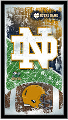 Notre Dame Fighting Irish Football Mirror by Holland Bar Stool Company Home Sports Decor for him
