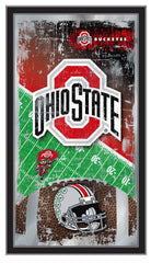 Ohio State Buckeyes Football Mirror by Holland Bar Stool Company Home Sports Decor for Him