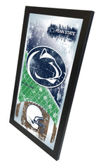 Penn State Nittany Lions Football Mirror by Holland Bar Stool Company Home Sports Decor for Him Side View