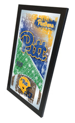 Pittsburgh Panthers Football Mirror by Holland Bar Stool Company Home Sports Decor for him Side View