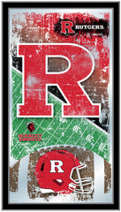 Rutgers Scarlet Knights Football Mirror by Holland Bar Stool Company Home Sports Decor for him