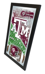Texas A&M Aggies Football Mirror by Holland Bar Stool Company Home Sports Decor for him Side View