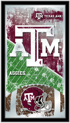 Texas A&M Aggies Football Mirror by Holland Bar Stool Company Home Sports Decor for him