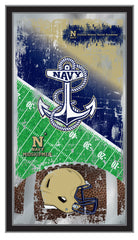 US Navy Midshipmen Academy Football Mirror by Holland Bar Stool Company Home Sports Decor for him
