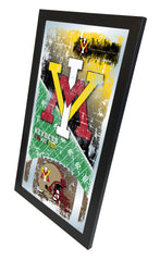 VMI Keydets Football Mirror by Holland Bar Stool Company Home Sports Decor for him Side View