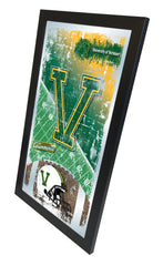 Vermont Catamounts Football Mirror by Holland Bar Stool Company Home Sports Decor for him Side View