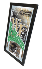 Wake Forest Demon Deacon Football Mirror by Holland Bar Stool Company Home Sports Decor for him Side View