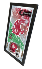 Washington State Cougars Football Mirror by Holland Bar Stool Company Home Sports Decor for him Side View