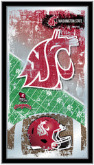 Washington State Cougars Football Mirror by Holland Bar Stool Company Home Sports Decor for him