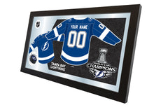 15" X 26" Tampa Bay Lightning 2020 Stanley Cup Jersey Mirror