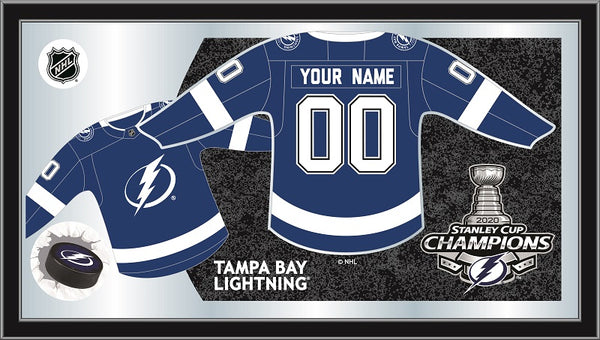 15" X 26" Tampa Bay Lightning 2020 Stanley Cup Jersey Mirror