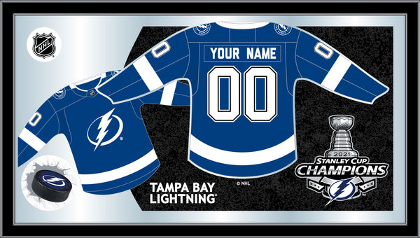 15" X 26" Tampa Bay Lightning 2021 Stanley Cup Jersey Mirror