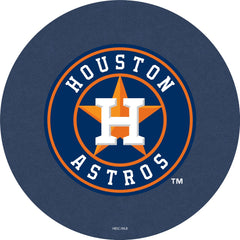 MLB's Houston Astros logo L214 Chrome pub table from Holland Bar Stool Co. Top View