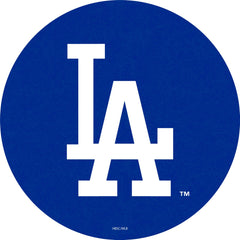 MLB's Los Angeles Dodgers L217 Black Wrinkle Pub Table from Holland Bar Stool Co. Top View