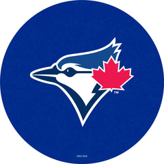 MLB's Toronto Blue Jays logo L214 Chrome pub table from Holland Bar Stool Co. Top View