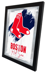 Boston Red Sox MLB Wall Logo Mirror