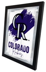 Colorado Rockies MLB Wall Logo Mirror