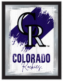 Colorado Rockies MLB Wall Logo Mirror