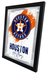 Houston Astros MLB Wall Logo Mirror