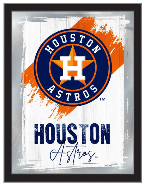 Houston Astros MLB Wall Logo Mirror