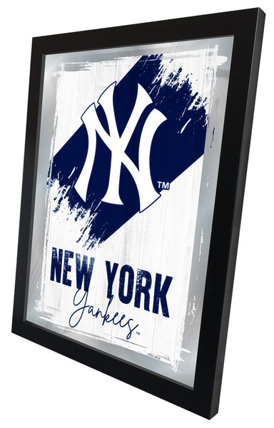 New York Yankees Logo Mirror | MLB Major League Baseball Bar Mirror ...