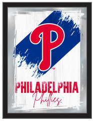 Philadelphia Phillies Wall Logo Mirror | Major League Base Mirror