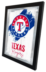 Texas Rangers MLB Wall Logo Mirror