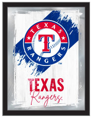 Texas Rangers Wall Logo Mirror | Major League Base Mirror