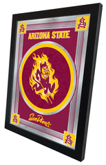 Arizona Sun Devils Sparky Logo Mirror Logo Mirror Side View by Holland Bar Stool Company