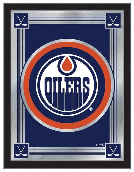 Edmonton Oilers NHL Hockey Team Logo Mirror