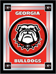 Georgia Bulldogs Logo Mirror by Holland Bar Stool Company
