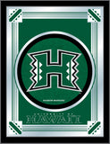 Hawaii Rainbow Warriors Logo Mirror