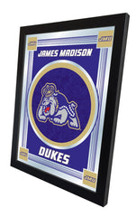 James Madison Dukes Logo Mirror Side View by Holland Bar Stool Company