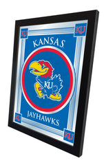 Kansas Jayhawks Logo Mirror Side View by Holland Bar Stool Company