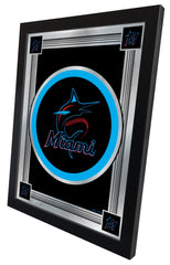 Miami Marlins MLB Logo Mirror