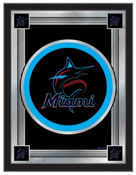 Miami Marlins MLB Logo Mirror