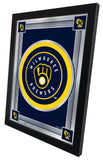 Milwaukee Brewers MLB Logo Mirror