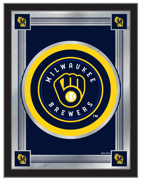 Milwaukee Brewers MLB Logo Mirror