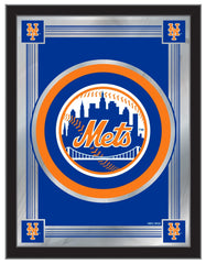 New York Mets Logo Mirror | Major League Base Mirror
