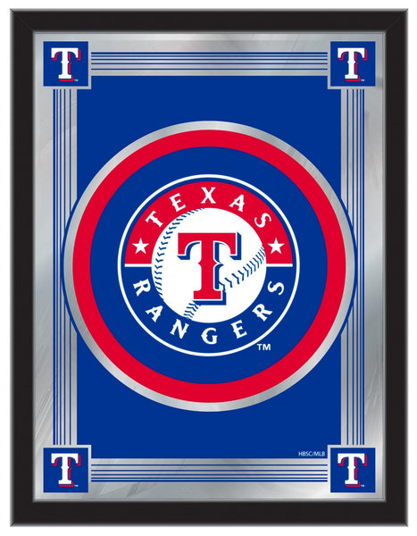 Texas Rangers MLB Logo Mirror