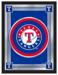 Texas Rangers Logo Mirror | Major League Base Mirror