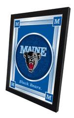 University of Maine Black Bears Logo Mirror Side View by Holland Bar Stool Company