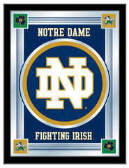Notre Dame Fighting Irish ND Script Logo Mirror by Holland Bar Stool Company