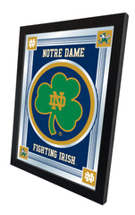 Notre Dame Fighting Irish Shamrock Logo Mirror Side View by Holland Bar Stool Company