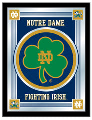 Notre Dame Fighting Irish Shamrock Logo Mirror by Holland Bar Stool Company